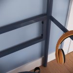 Beliche Suspenso de Ferro Solteiro Nick - Cinza - Imagem 2