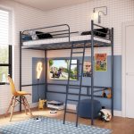 Beliche Suspenso de Ferro Solteiro Nick - Cinza