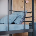 Beliche Solteiro em Ferro James - Cinza - Imagem 3