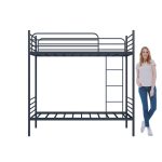 Beliche Solteiro em Ferro James - Cinza - Imagem 6