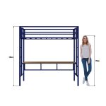 Beliche Suspenso com mesa Jolie - Azul Del rey - Imagem 7