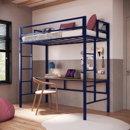 Beliche Suspenso com mesa Jolie - Azul Del rey